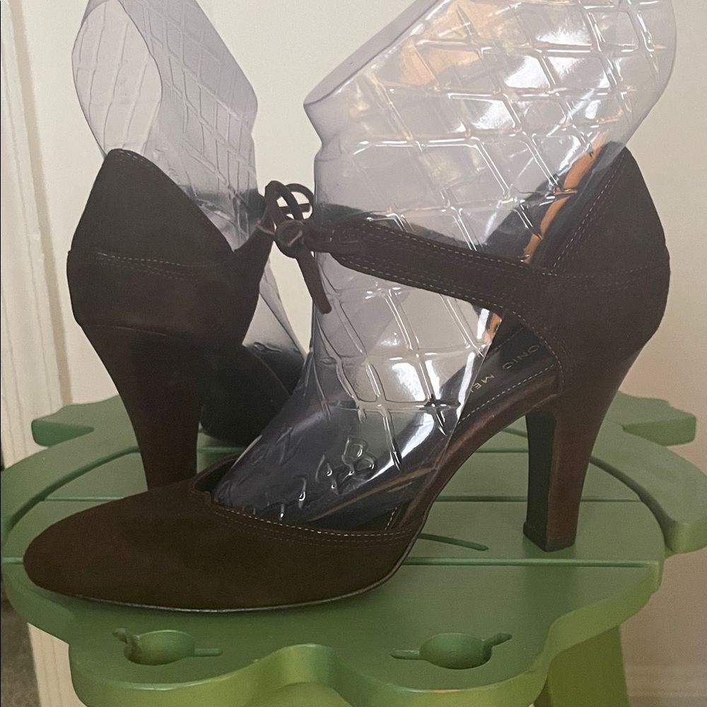 ANTONIO MELANI Suede, CHOC. BRN, 7M